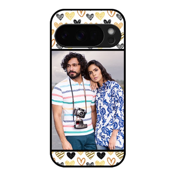 Google Pixel 10 Pro 5G Custom Glass Phone Case - Love Symbol Design