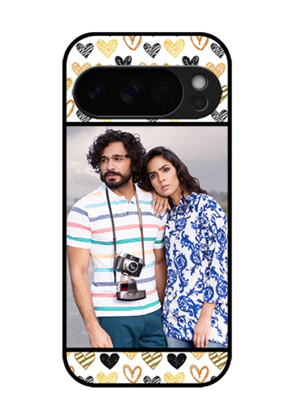 Google Pixel 10 Pro 5G Custom Glass Phone Case - Love Symbol Design