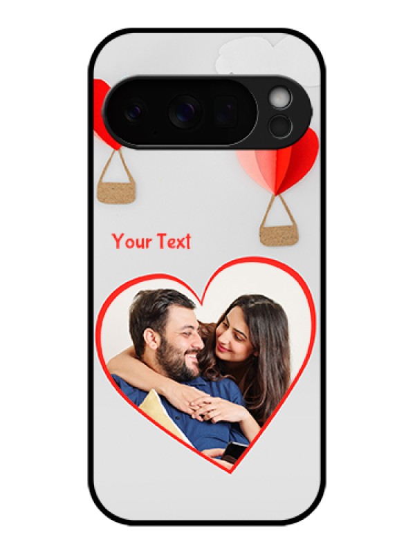 Custom Google Pixel 10 Pro 5G Custom Glass Phone Case - Parachute Love Design