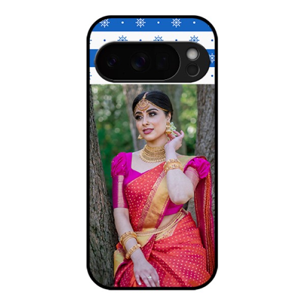 Google Pixel 10 Pro 5G Custom Glass Phone Case - Snow Pattern Design