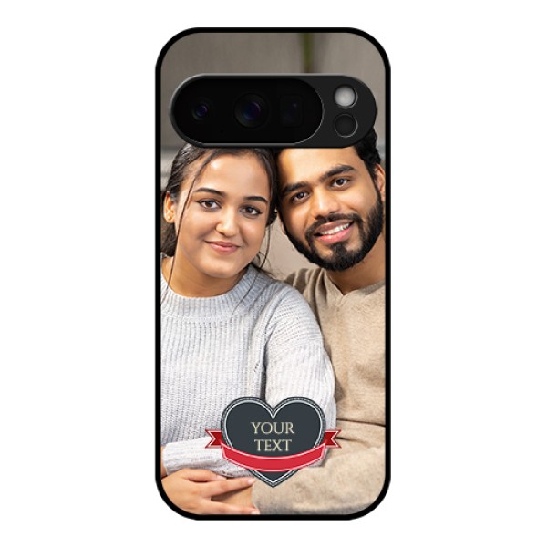 Google Pixel 10 Pro 5G Custom Glass Phone Case - Just Married Couple Design