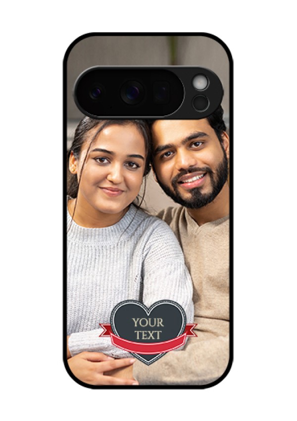 Google Pixel 10 Pro 5G Custom Glass Phone Case - Just Married Couple Design