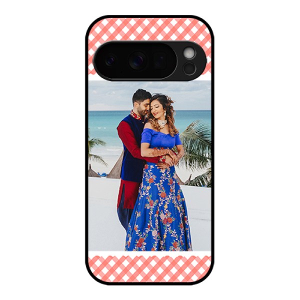 Google Pixel 10 Pro 5G Custom Glass Phone Case - Pink Pattern Design