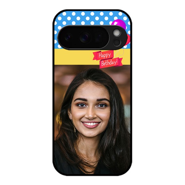 Google Pixel 10 Pro 5G Custom Glass Phone Case - Happy Birthday Design