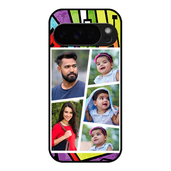 Google Pixel 10 Pro 5G Custom Glass Phone Case - Graffiti Pattern Design