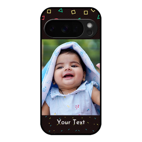 Google Pixel 10 Pro 5G Custom Glass Phone Case - With Confetti Birthday Design