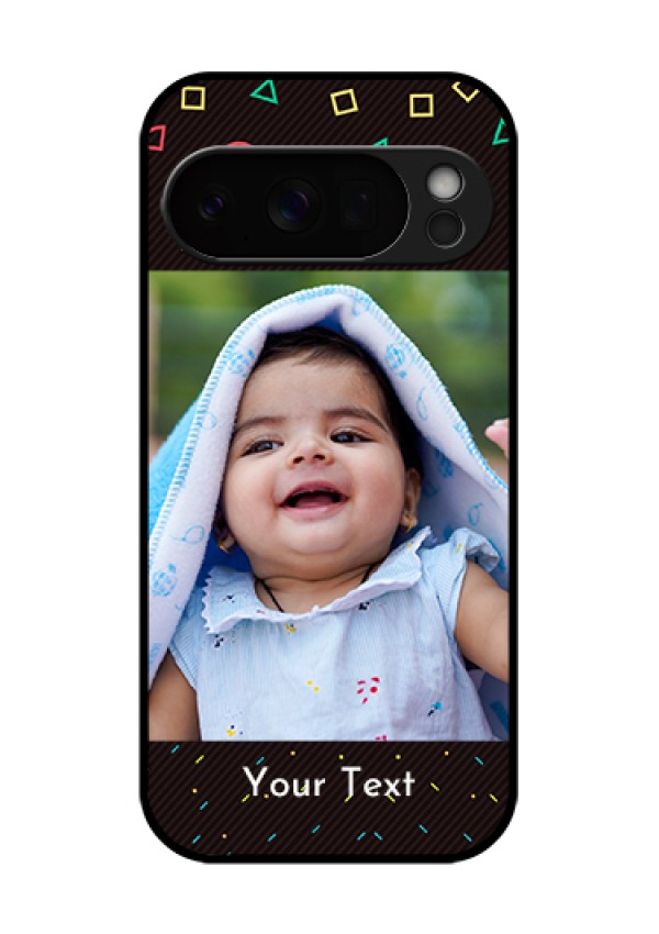 Google Pixel 10 Pro 5G Custom Glass Phone Case - With Confetti Birthday Design