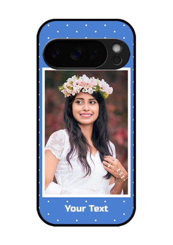 Google Pixel 10 Pro 5G Custom Glass Phone Case - Polka Dots Design