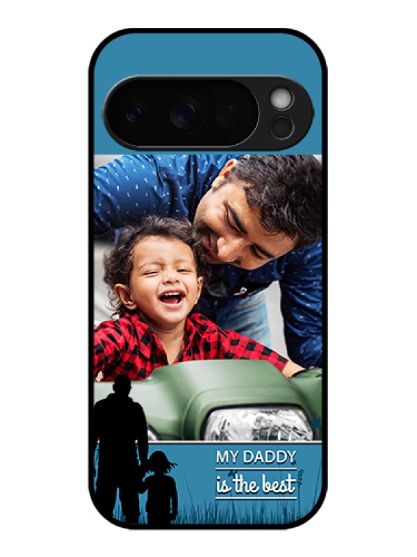 Custom Google Pixel 10 Pro 5G Custom Glass Phone Case - Best Dad Design