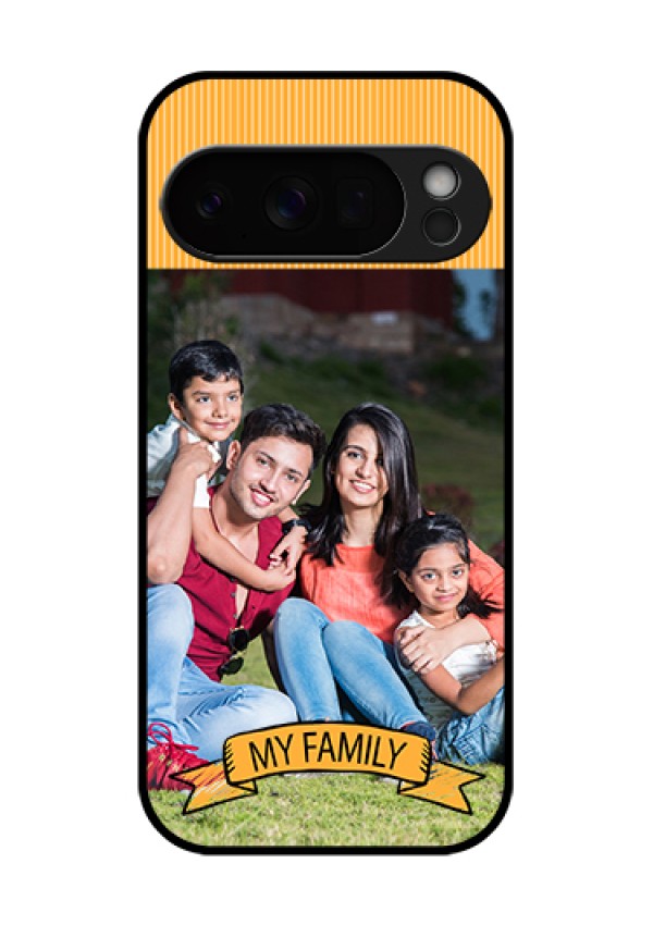 Google Pixel 10 Pro 5G Custom Glass Phone Case - My Family Design
