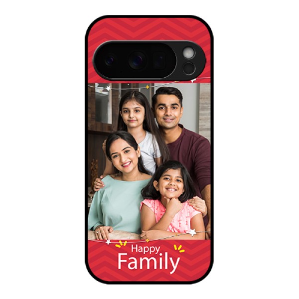 Google Pixel 10 Pro 5G Custom Glass Phone Case - Happy Family Design
