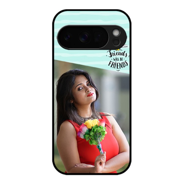 Google Pixel 10 Pro 5G Custom Glass Phone Case - Friends Picture Icon Design