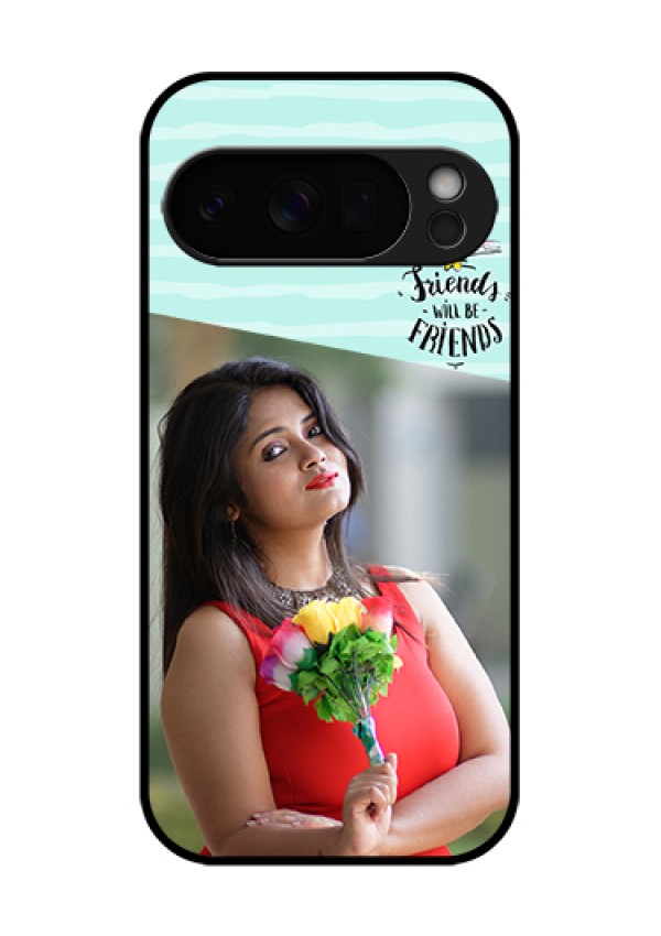 Google Pixel 10 Pro 5G Custom Glass Phone Case - Friends Picture Icon Design