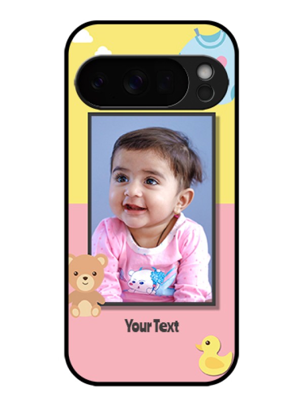 Custom Google Pixel 10 Pro 5G Custom Glass Phone Case - Kids 2 Color Design