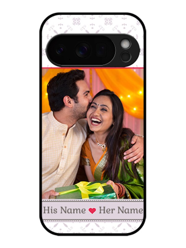 Custom Google Pixel 10 Pro 5G Custom Glass Phone Case - With Photo And Ethnic Design