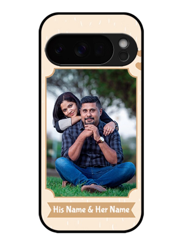 Custom Google Pixel 10 Pro 5G Custom Glass Phone Case - With Confetti Love Design