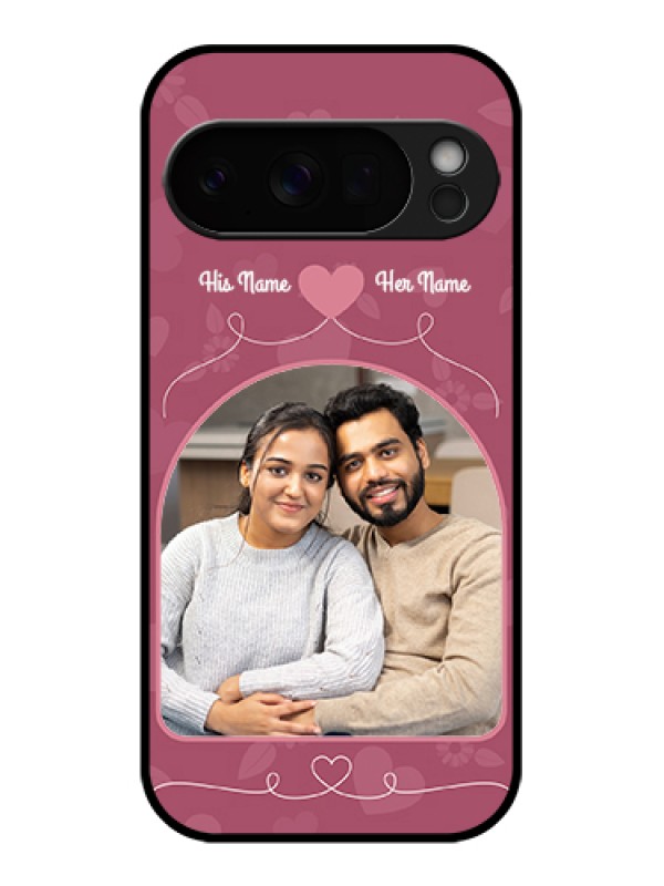 Custom Google Pixel 10 Pro 5G Custom Glass Phone Case - Love Floral Design