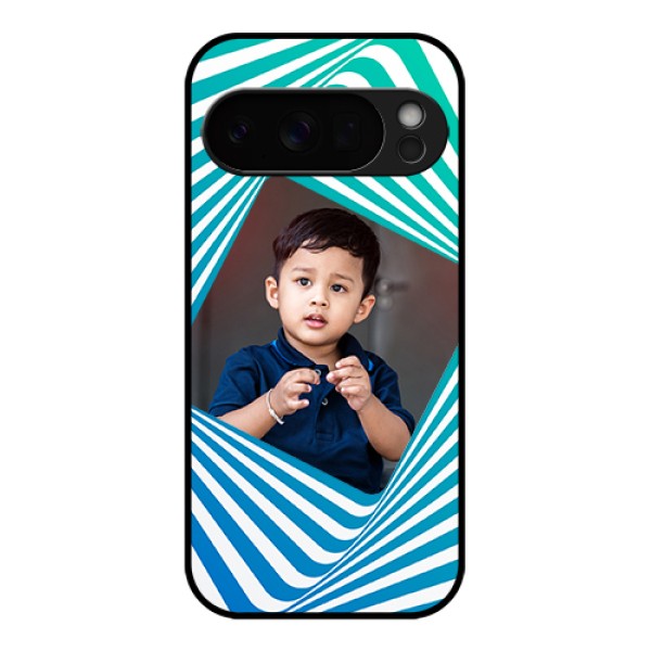 Google Pixel 10 Pro 5G Custom Glass Phone Case - Abstract Spiral Design