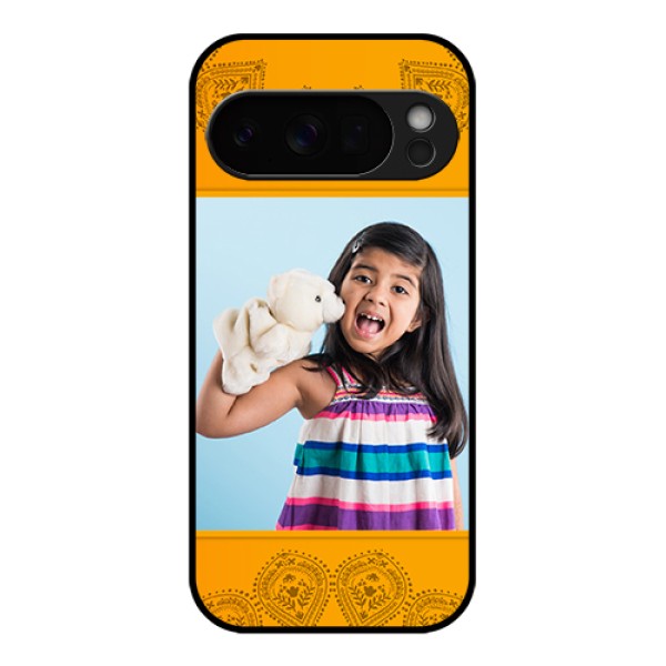 Google Pixel 10 Pro 5G Custom Glass Phone Case - Photo Wedding Design