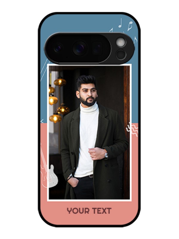 Custom Google Pixel 10 Pro 5G Custom Glass Phone Case - With Color Musical Note Design