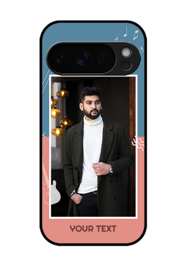 Google Pixel 10 Pro 5G Custom Glass Phone Case - With Color Musical Note Design