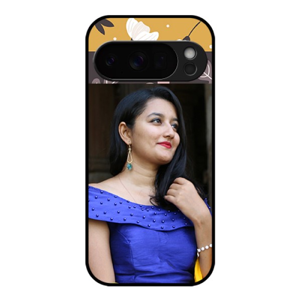 Google Pixel 10 Pro 5G Custom Glass Phone Case - Stylish Floral Design