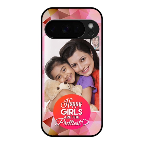 Google Pixel 10 Pro 5G Custom Glass Phone Case - Abstract Triangle Design