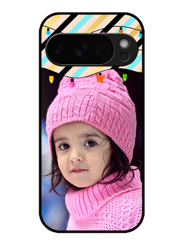 Custom Google Pixel 10 Pro 5G Custom Glass Phone Case - Lights Hanging Design