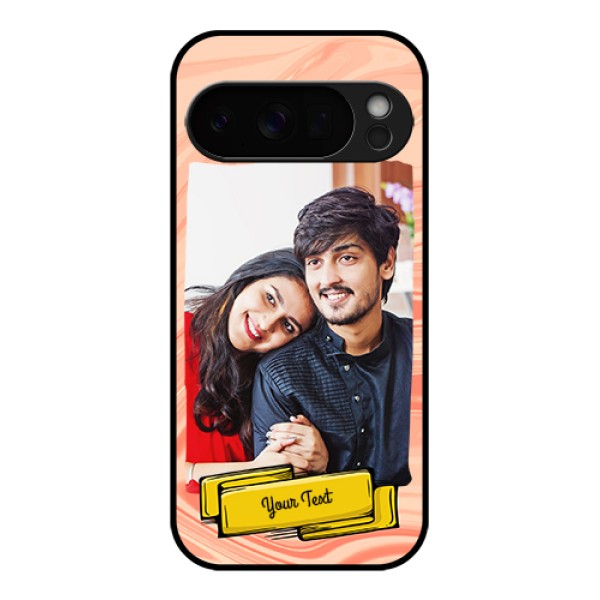 Google Pixel 10 Pro 5G Custom Glass Phone Case - Marble Texture Design