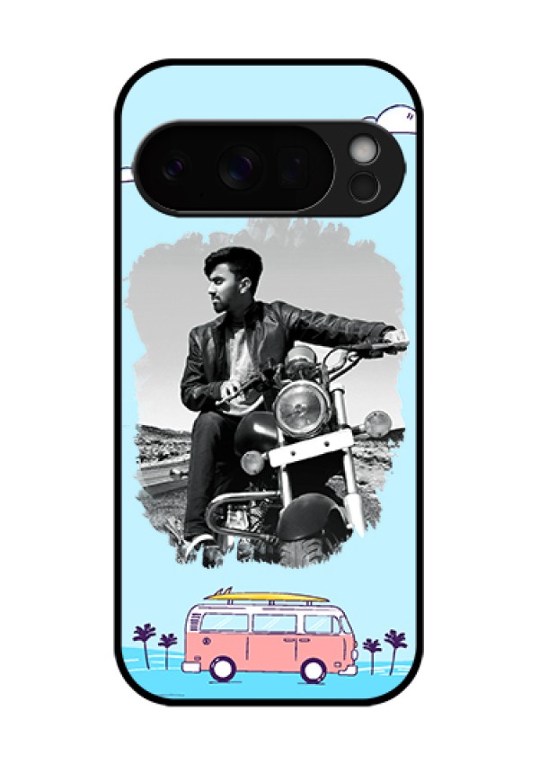 Google Pixel 10 Pro 5G Custom Glass Phone Case - Travel & Adventure Design