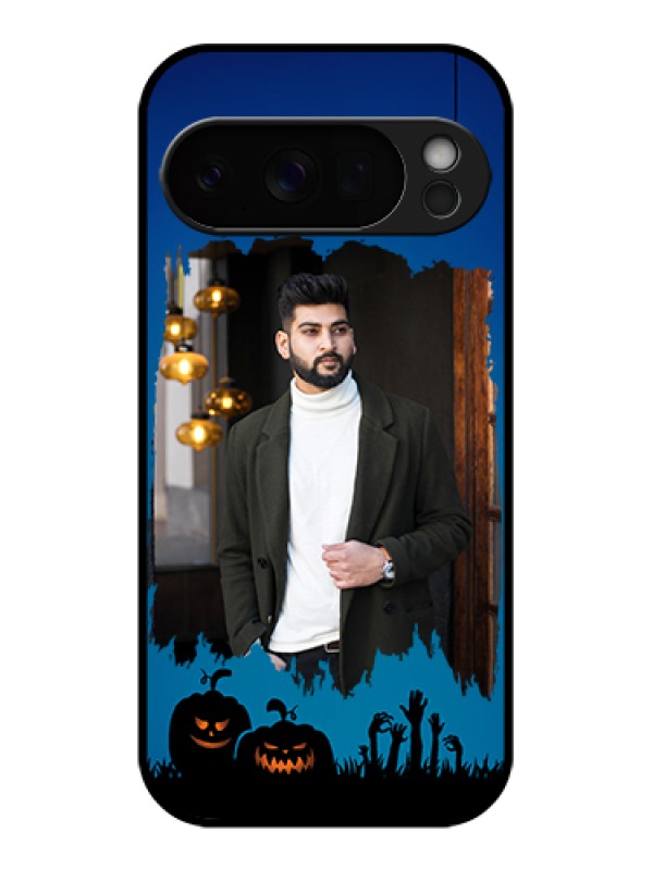 Custom Google Pixel 10 Pro 5G Custom Glass Phone Case - With Pro Halloween Design