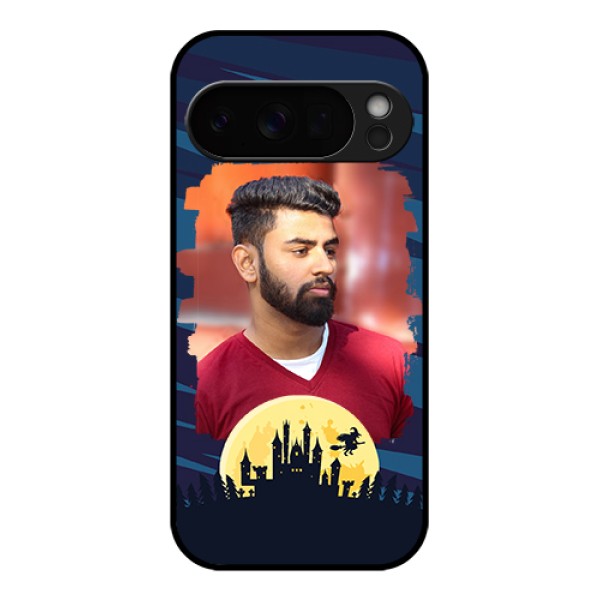 Google Pixel 10 Pro 5G Custom Glass Phone Case - Halloween Witch Design