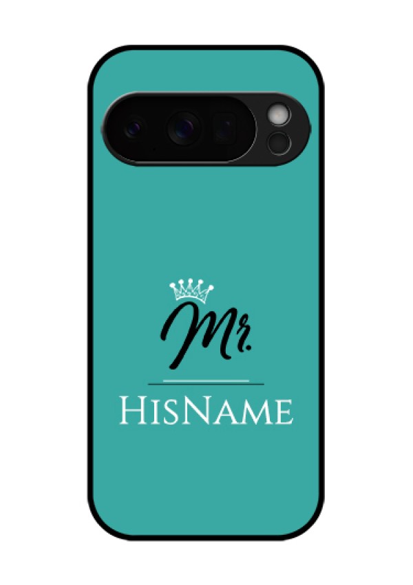 Google Pixel 10 Pro 5G Custom Glass Phone Case - Mr With Name Design