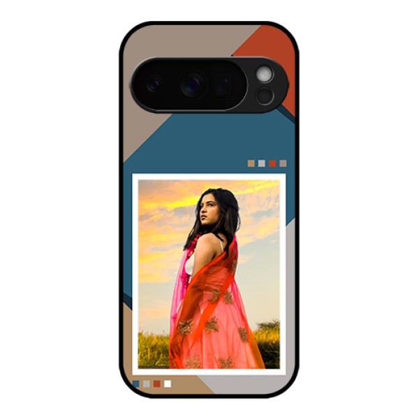 Google Pixel 10 Pro 5G Custom Glass Phone Case - Retro Color Pallet Design