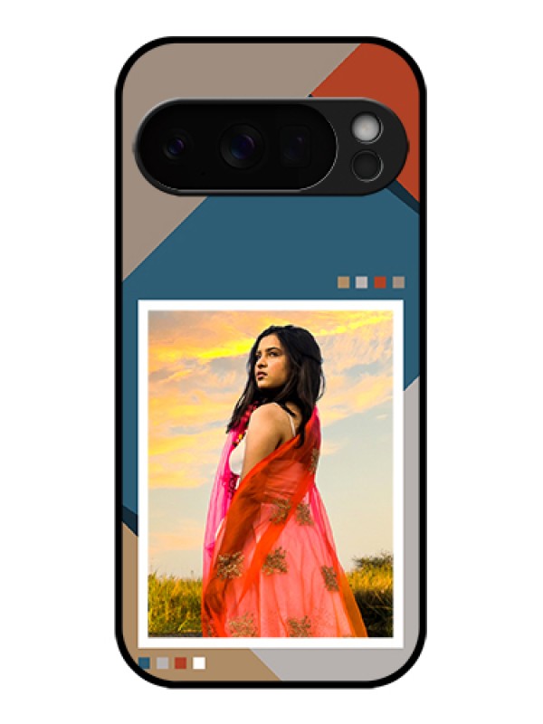 Custom Google Pixel 10 Pro 5G Custom Glass Phone Case - Retro Color Pallet Design