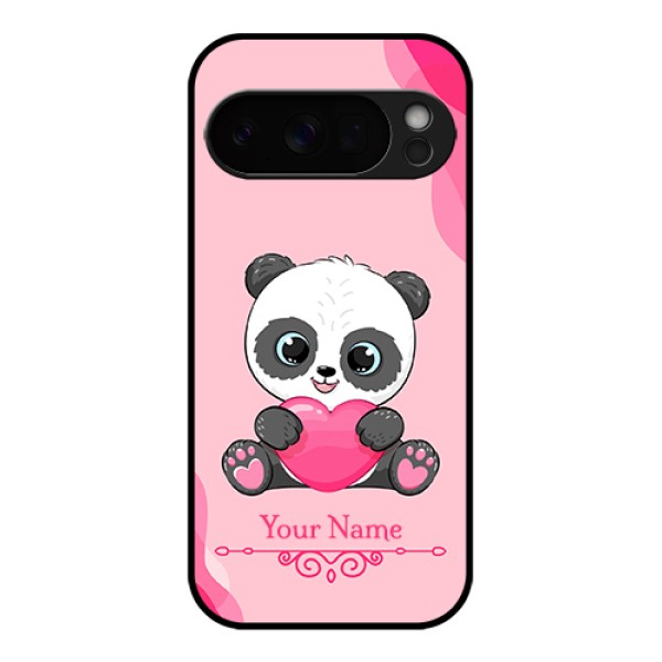 Google Pixel 10 Pro 5G Custom Glass Phone Case - Cute Panda Design