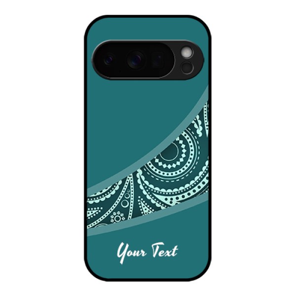Google Pixel 10 Pro 5G Custom Glass Phone Case - Semi Visible Floral Design