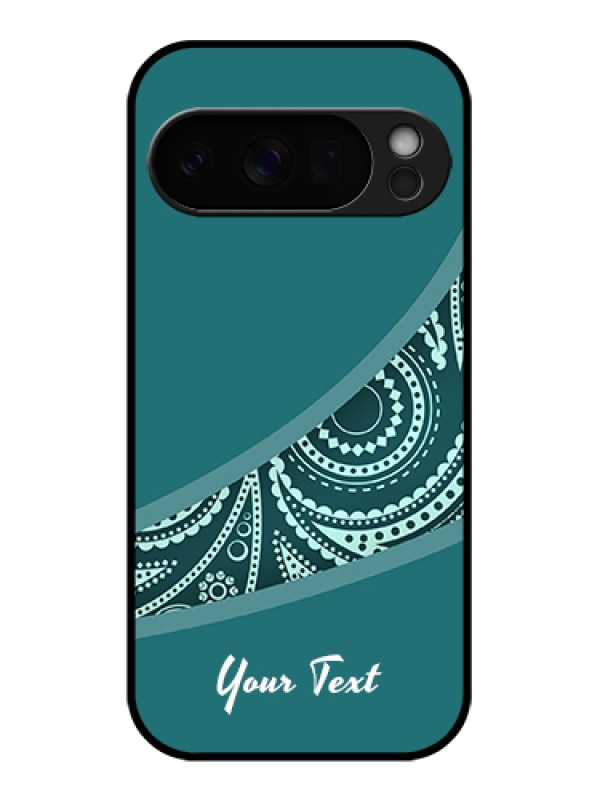 Custom Google Pixel 10 Pro 5G Custom Glass Phone Case - Semi Visible Floral Design
