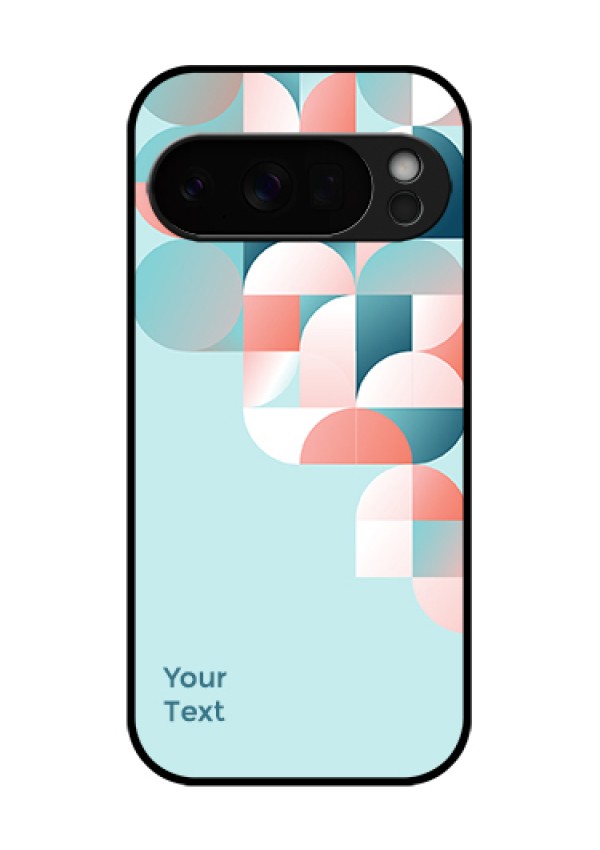 Google Pixel 10 Pro 5G Custom Glass Phone Case - Stylish Semi - Circle Pattern Design