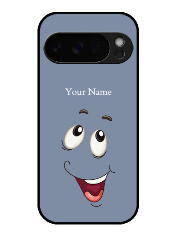 Custom Google Pixel 10 Pro 5G Custom Glass Phone Case - Laughing Cartoon Face Design