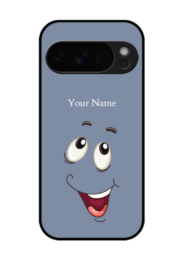 Google Pixel 10 Pro 5G Custom Glass Phone Case - Laughing Cartoon Face Design