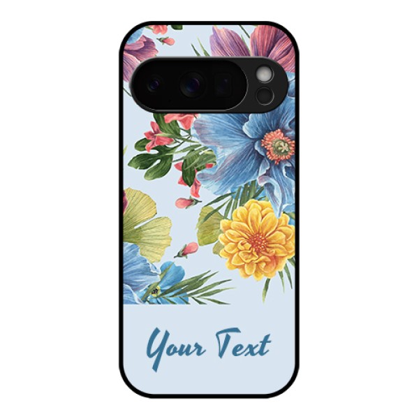 Google Pixel 10 Pro 5G Custom Glass Phone Case - Stunning Watercolored Flowers Painting Design