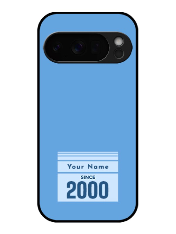 Custom Google Pixel 10 Pro 5G Custom Glass Phone Case - Custom Year Of Birth Design