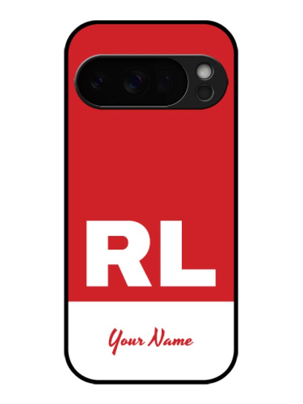 Custom Google Pixel 10 Pro 5G Custom Glass Phone Case - Dual Tone Custom Text Design