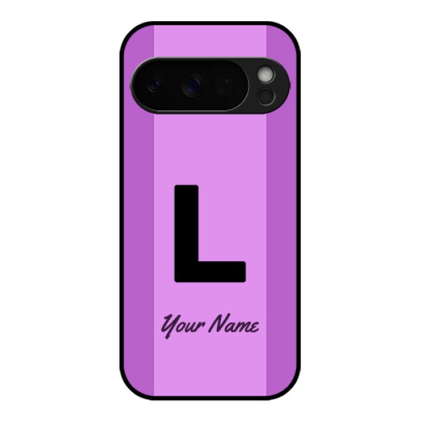 Google Pixel 10 Pro 5G Custom Glass Phone Case - Tricolor Custom Text Design