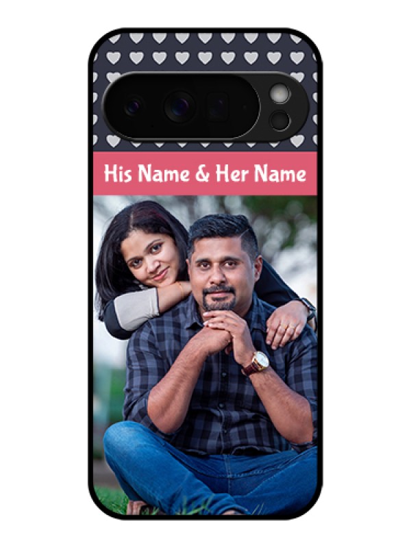 Custom Google Pixel 10 Pro Xl 5G Custom Glass Phone Case - Love Symbols Design