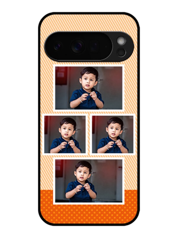 Custom Google Pixel 10 Pro Xl 5G Custom Glass Phone Case - Bulk Photos Upload Design