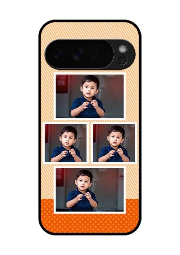 Google Pixel 10 Pro Xl 5G Custom Glass Phone Case - Bulk Photos Upload Design