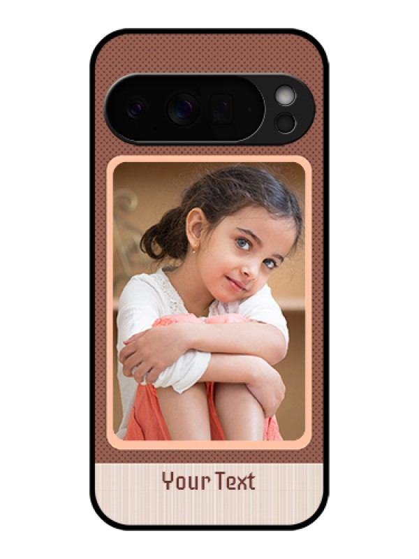 Custom Google Pixel 10 Pro Xl 5G Custom Glass Phone Case - Simple Pic Upload Design