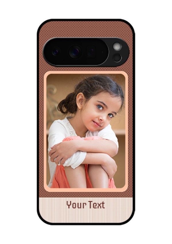 Google Pixel 10 Pro Xl 5G Custom Glass Phone Case - Simple Pic Upload Design